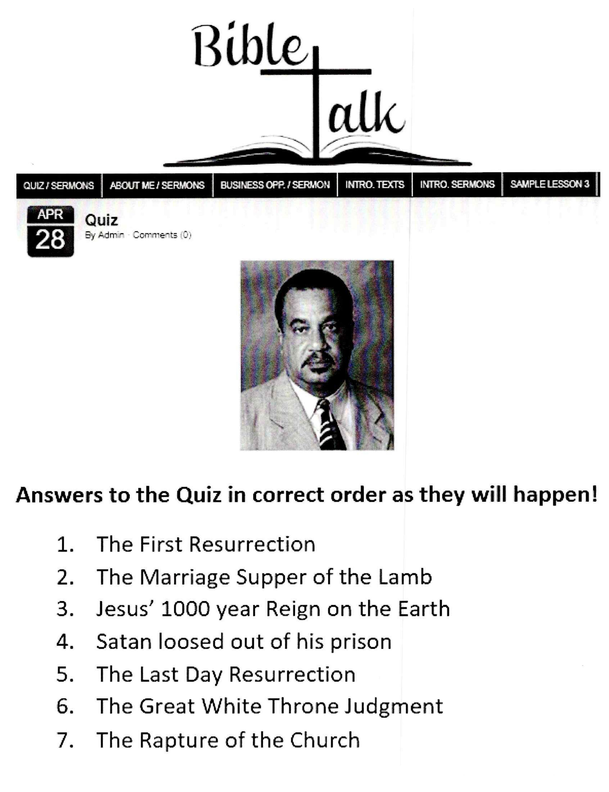 Bible Talk 2